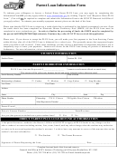 Parent Loan Information Form