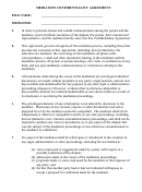 Mediation Confidentiality Agreement Printable pdf