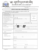 Application For Consumer Loan