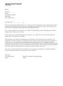 Sample Grant-proposal Cover Letter Template