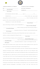 Fillable State Of Louisiana Limited Power Of Attorney Printable pdf