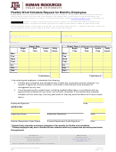 Flexible Work Schedule Request Form For Monthly Employees