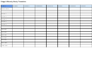 Weekly Study Timetable Printable pdf