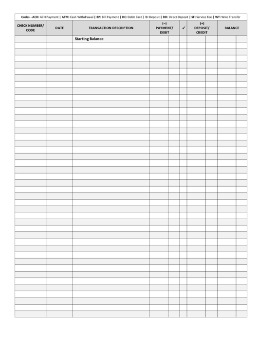 Wallethubs Check Register Template Printable pdf