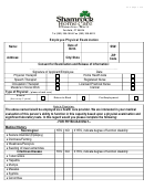 Employee Physical Examination Form