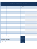 Daily Child Care Schedule Template