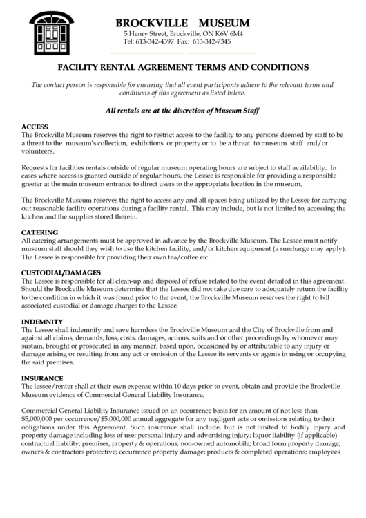 Top 6 Facility Rental Agreement Templates Free To Download In Pdf Word And Excel Formats Facility Rental Agreement Template Word