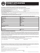 Permit Application Form - Public Improvements
