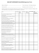 Scsu Mft Internship Evaluation (supervisor Form)
