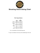 Neet Shooting Glove Sizing Chart