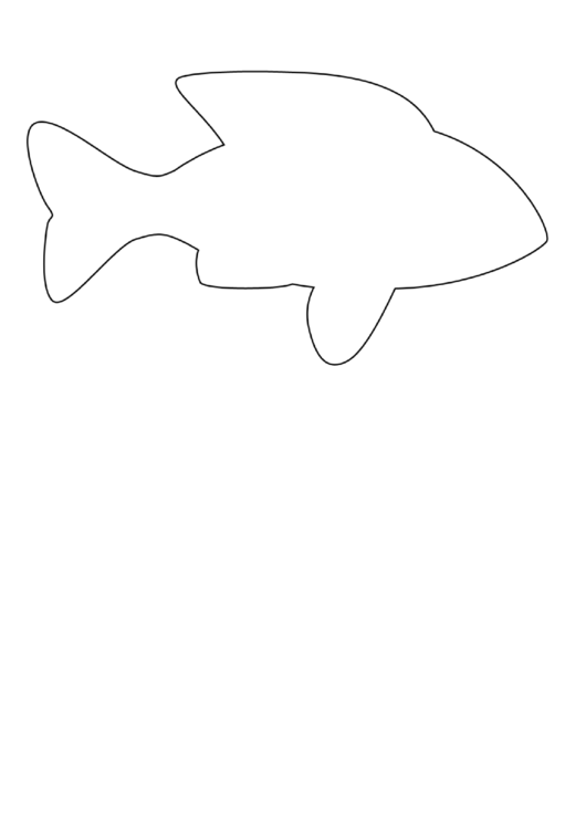 Fish Coloring Sheet Printable pdf