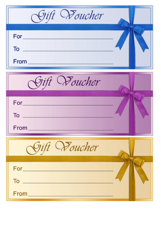 Fillable Gift Voucher Template Printable pdf