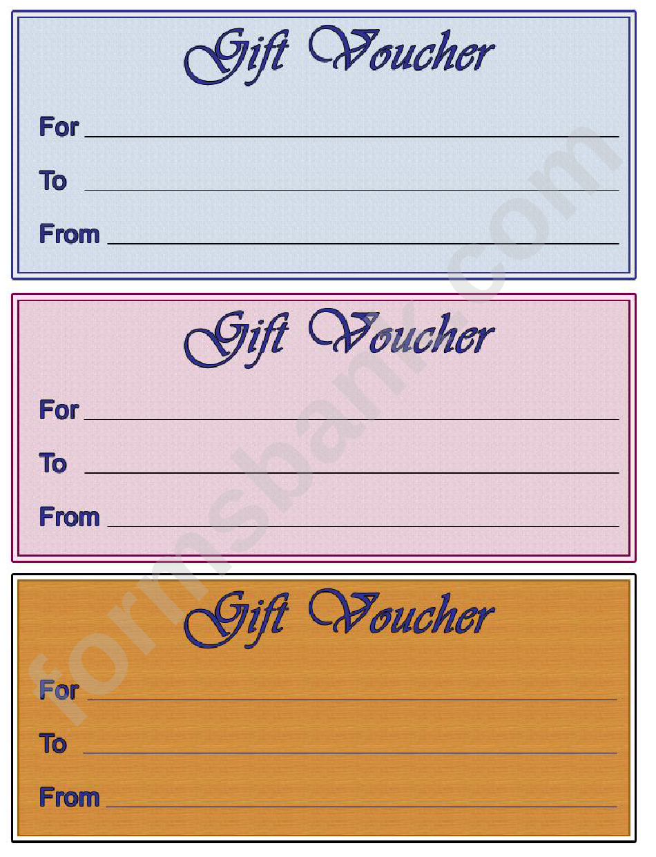 Gift Voucher Template