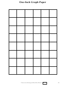One Inch Graph Paper Template