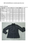 Ref102 Scoop Women's Softshell Jacket Size Chart
