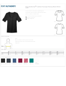 Port Authority Ladies Concept Scoop Neck Shirt Size Chart