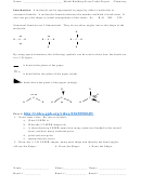 Molecular Shapes Project Printable pdf