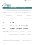 New Patient Demographic Insurance Form