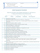 Adult Symptom Checklist