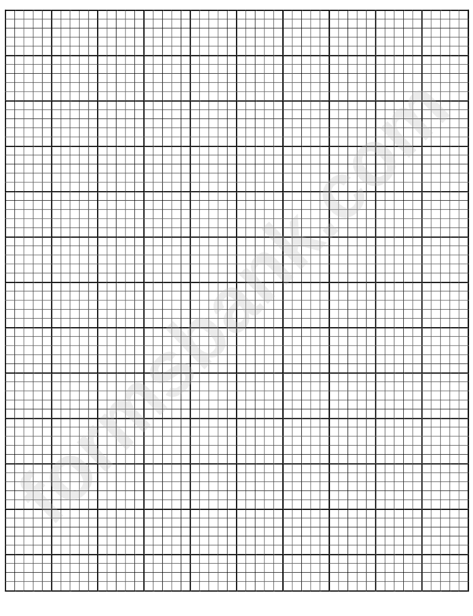 Cross Stitch Graph Paper