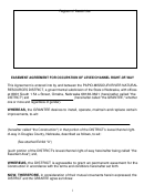 Fillable Easement Agreement For Occupation Of Levee/channel Right-Of-Way Printable pdf