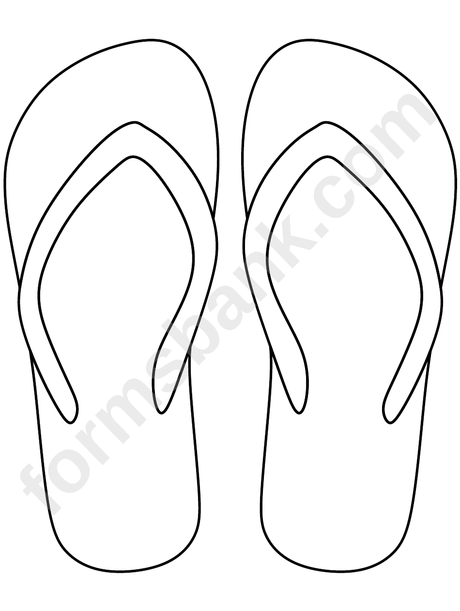 Free Printable Flip Flop Pattern Printable Templates