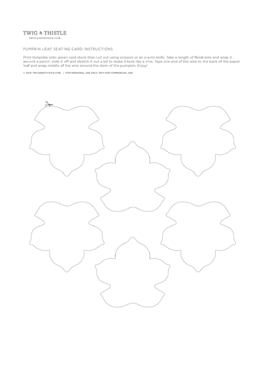 Leaf Template Printable pdf