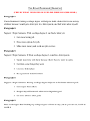 Blank Essay Roadmap Worksheet