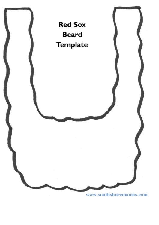 Beard Template Printable pdf