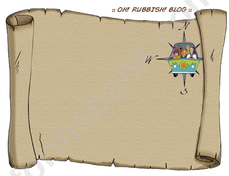 Blank Treasure Map Template printable pdf download