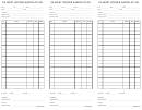 Soccer Lineup Sheet