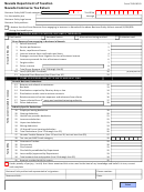 Fillable Department Of Taxation Nevada Commerce Tax Return Printable pdf