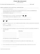 Fillable Estate Questionnaire New Jersey Decedent Printable pdf
