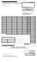 Form Txr-01.01 - Sales & Use Tax Return
