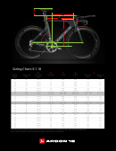 Argon 18 Bike Size Chart