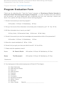 Program Evaluation Form