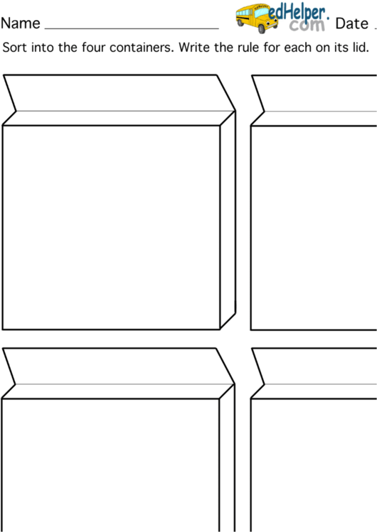 Container Template Printable pdf