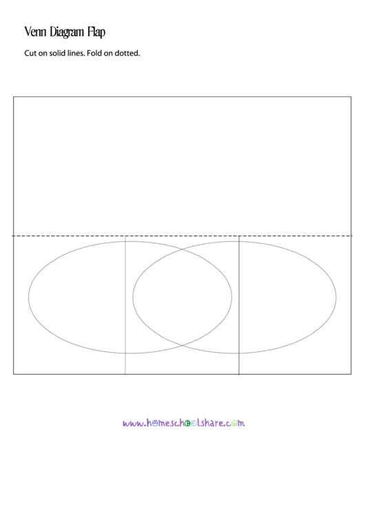 Venn Diagram Flap Template Printable pdf