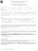 Record Of Parental Request For Evaluation Language Or Speech Impaired