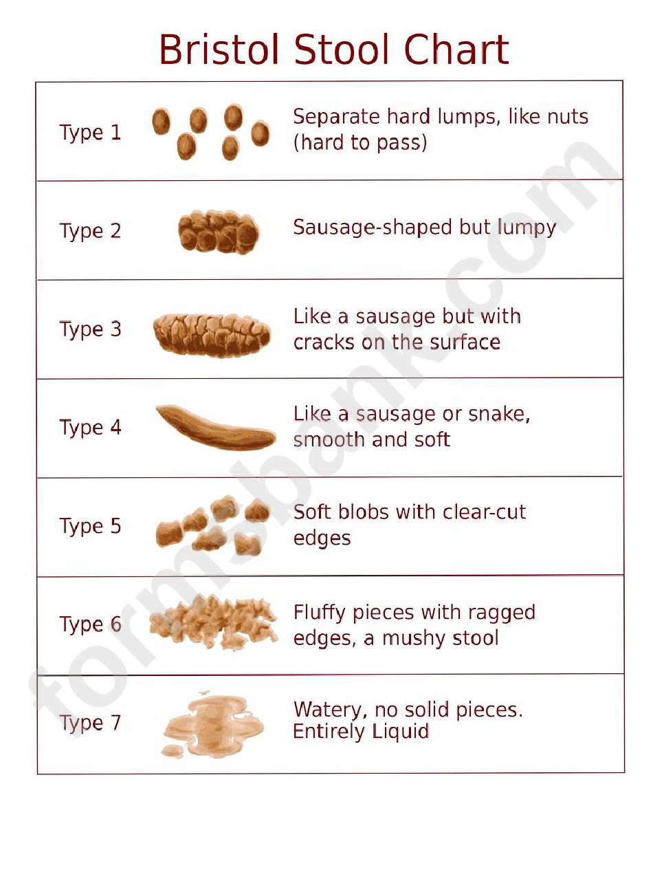 Bristol Stool Chart Printable Pdf Download