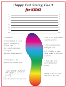 Happy Feet Sizing Chart For Kids