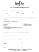 Sample Letter Of Voluntary Resignation