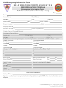 Rider Education Program Emergency Information Form
