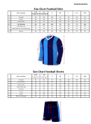 Yakima Football Uniform Size Chart