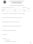 General Education Teacher Questionnaire Template