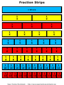 Fraction Strips Chart