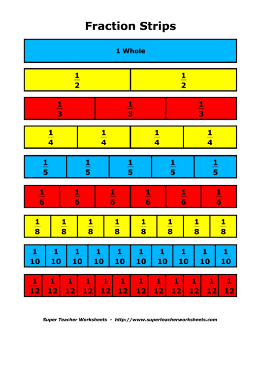 Top Fraction Strips Templates free to download in PDF format