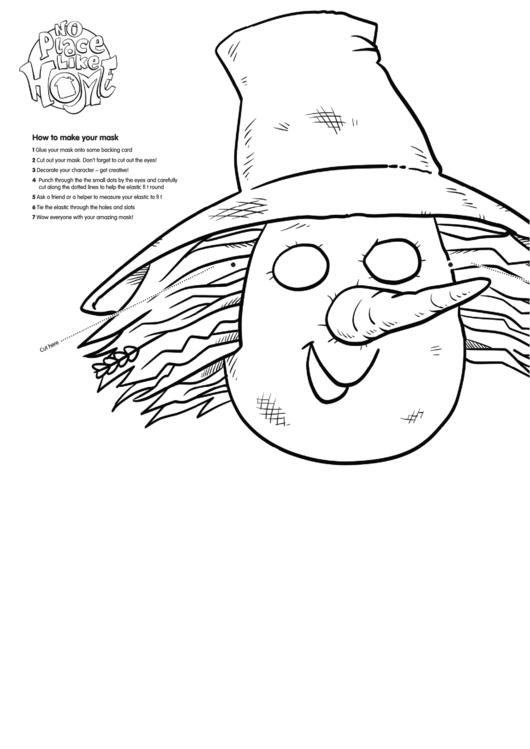 The Wizard Of Oz Mask Templates Printable pdf