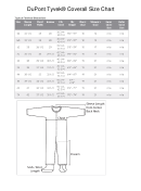 Dupont Tyvek Coverall Size Chart