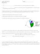 Quiz Review Comparing Fractions Worksheets